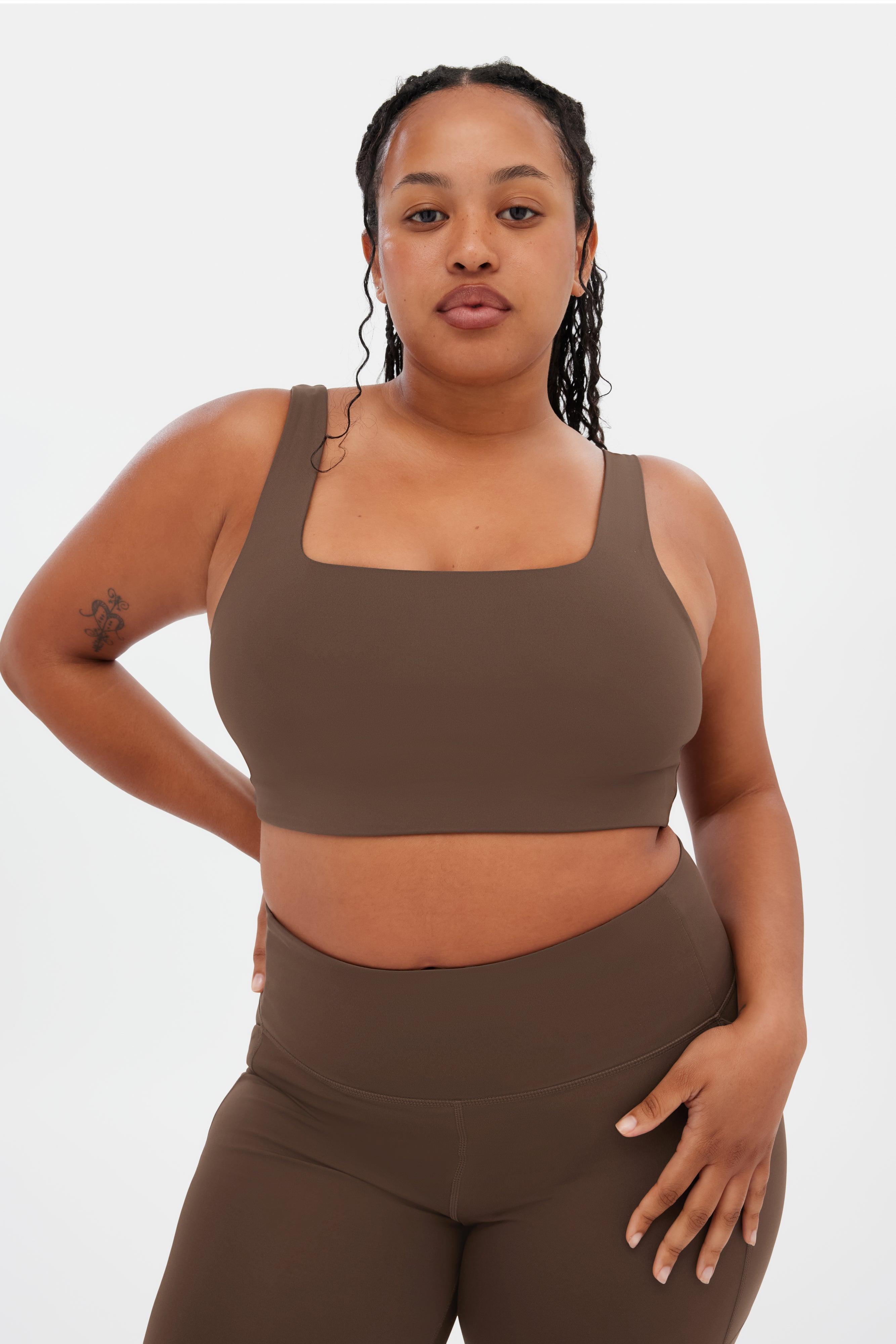 Café Tommy Cropped Bra – Girlfriend Collective