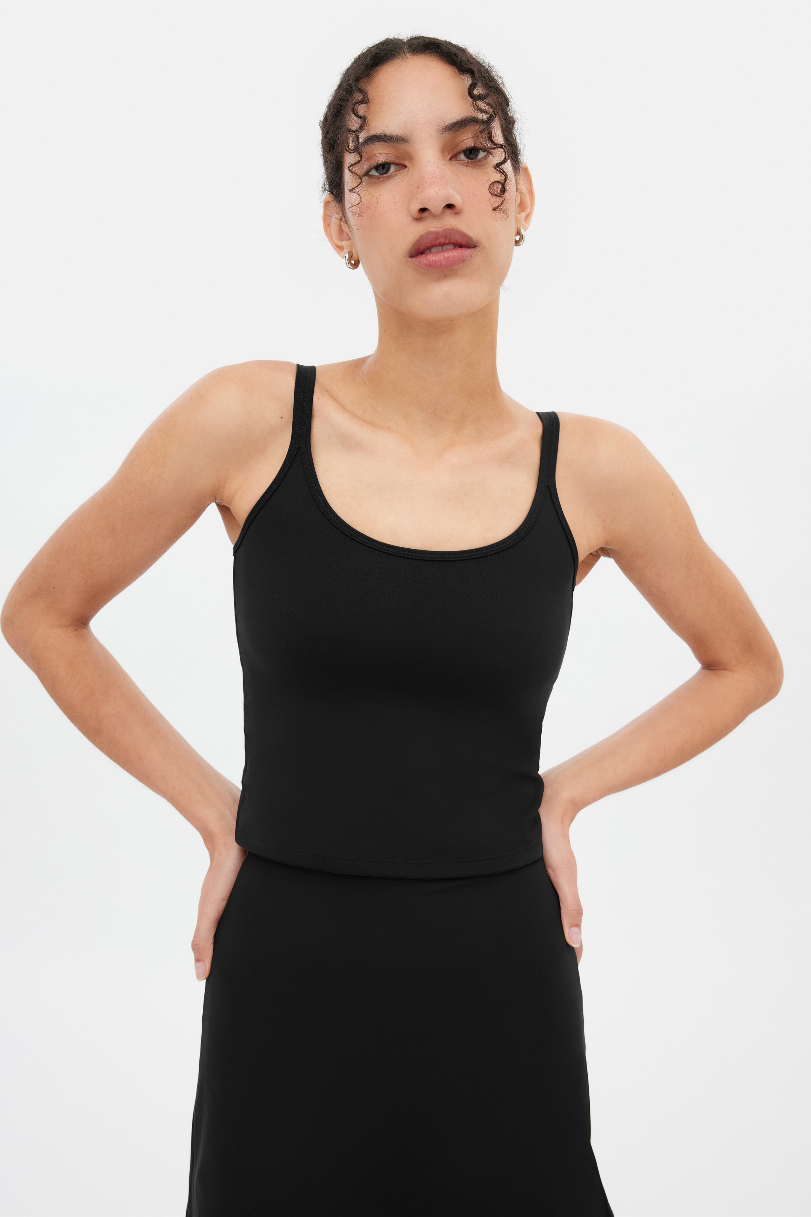 Black Gemma Scoop Tank – Girlfriend Collective