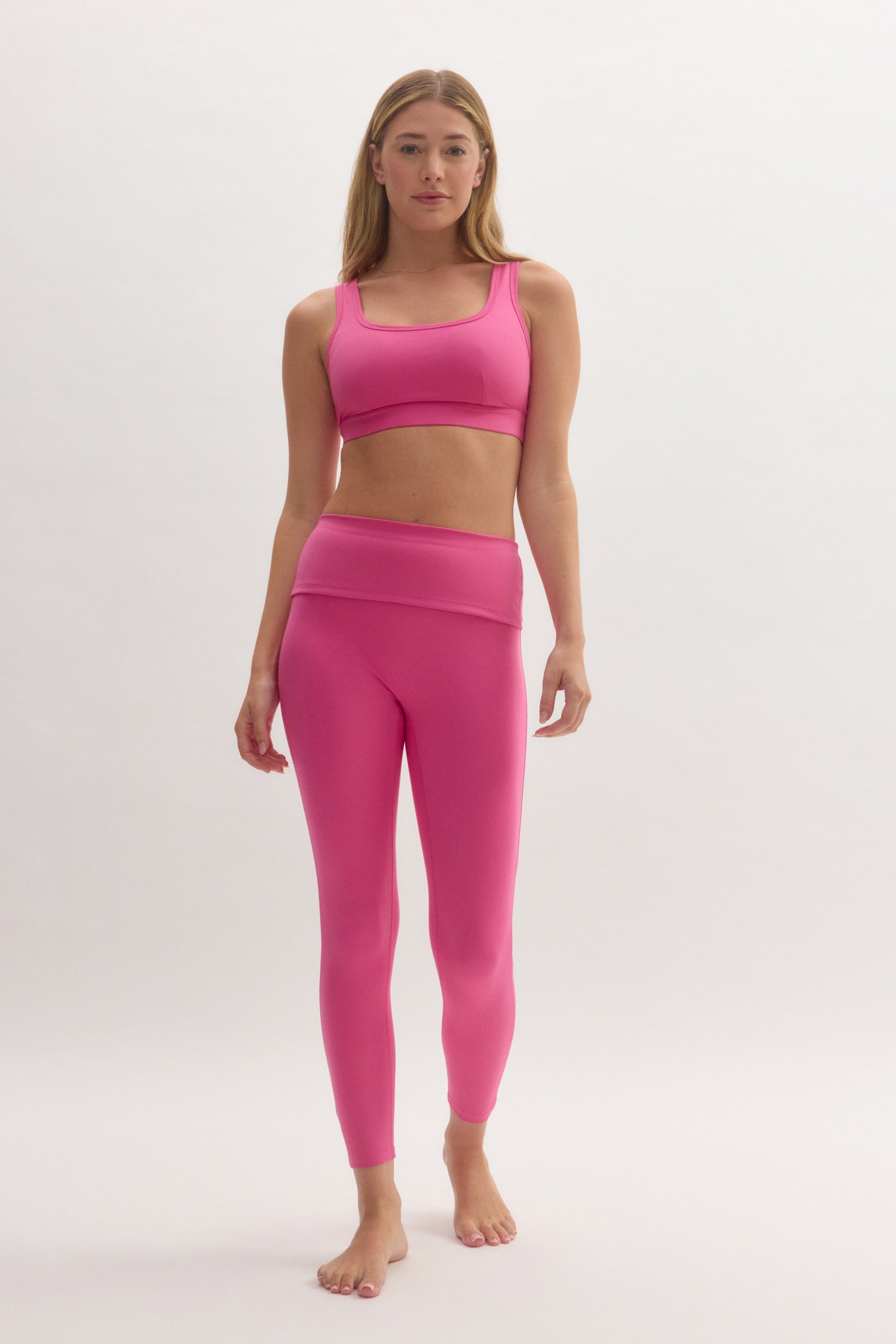 Dragonfruit Foldover Legging – Girlfriend Collective