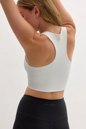 White Paloma Racerback Bra