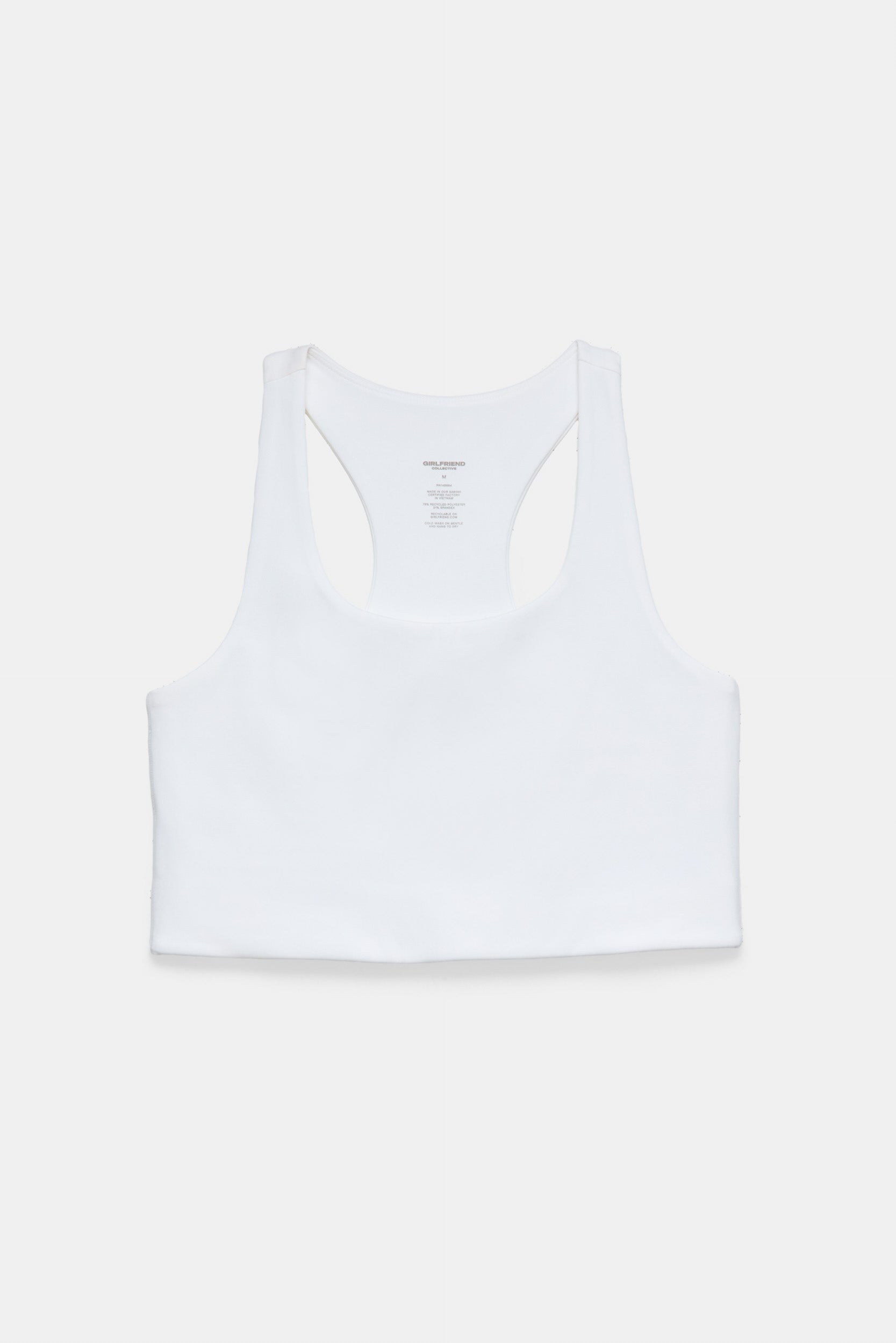 White Paloma Racerback Bra