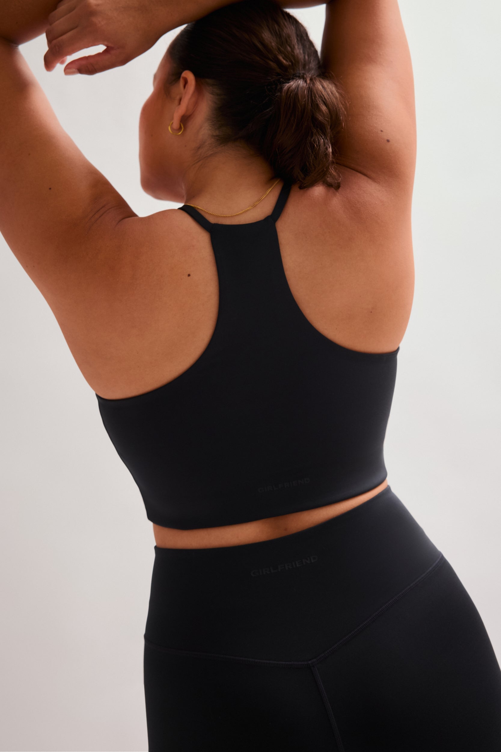 Black Cleo Halter Bra