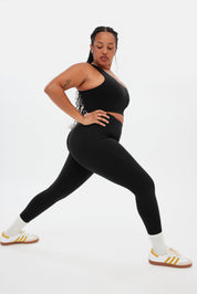 Black Bianca One Shoulder Bra