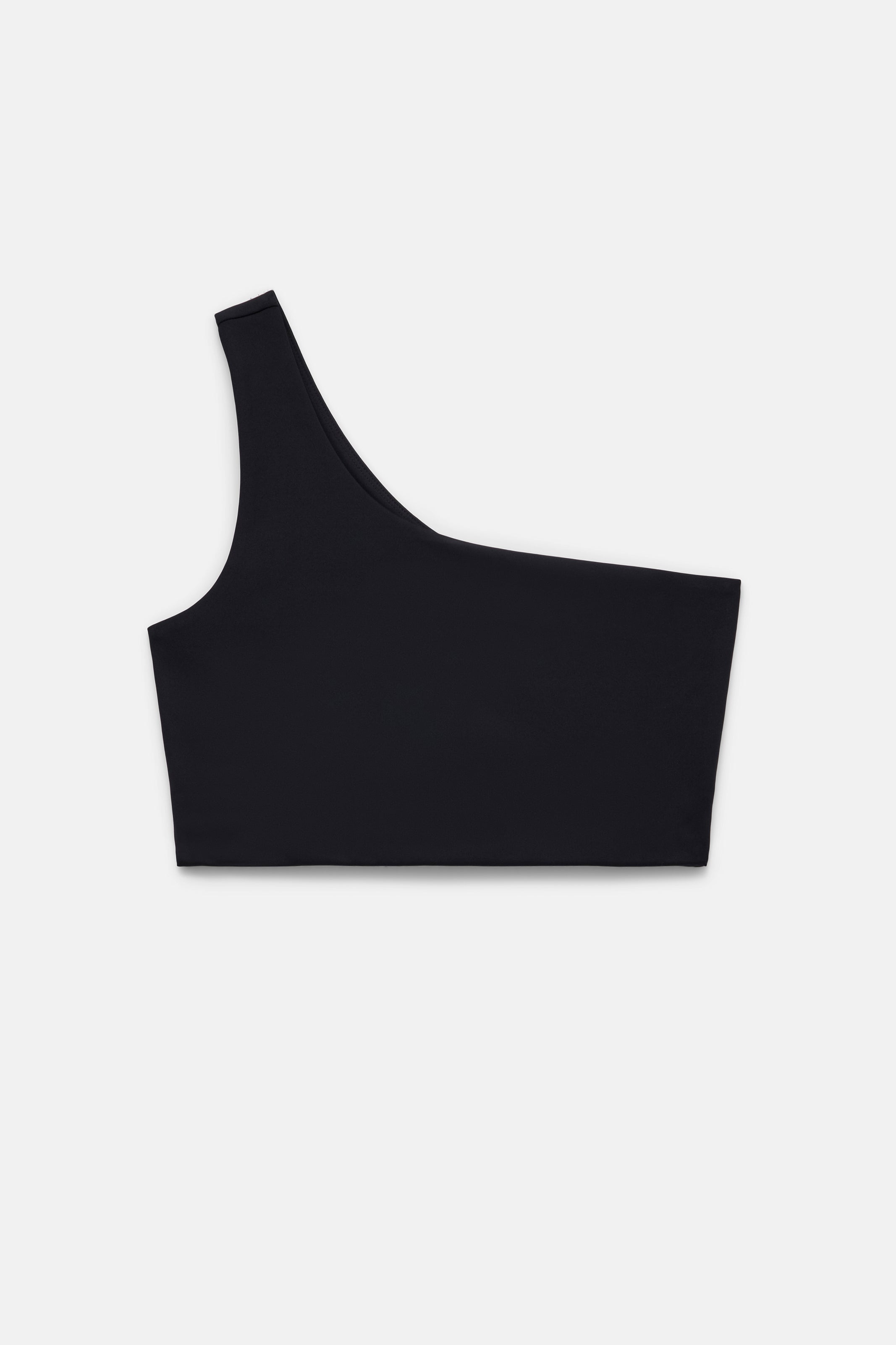 Black Bianca One Shoulder Bra