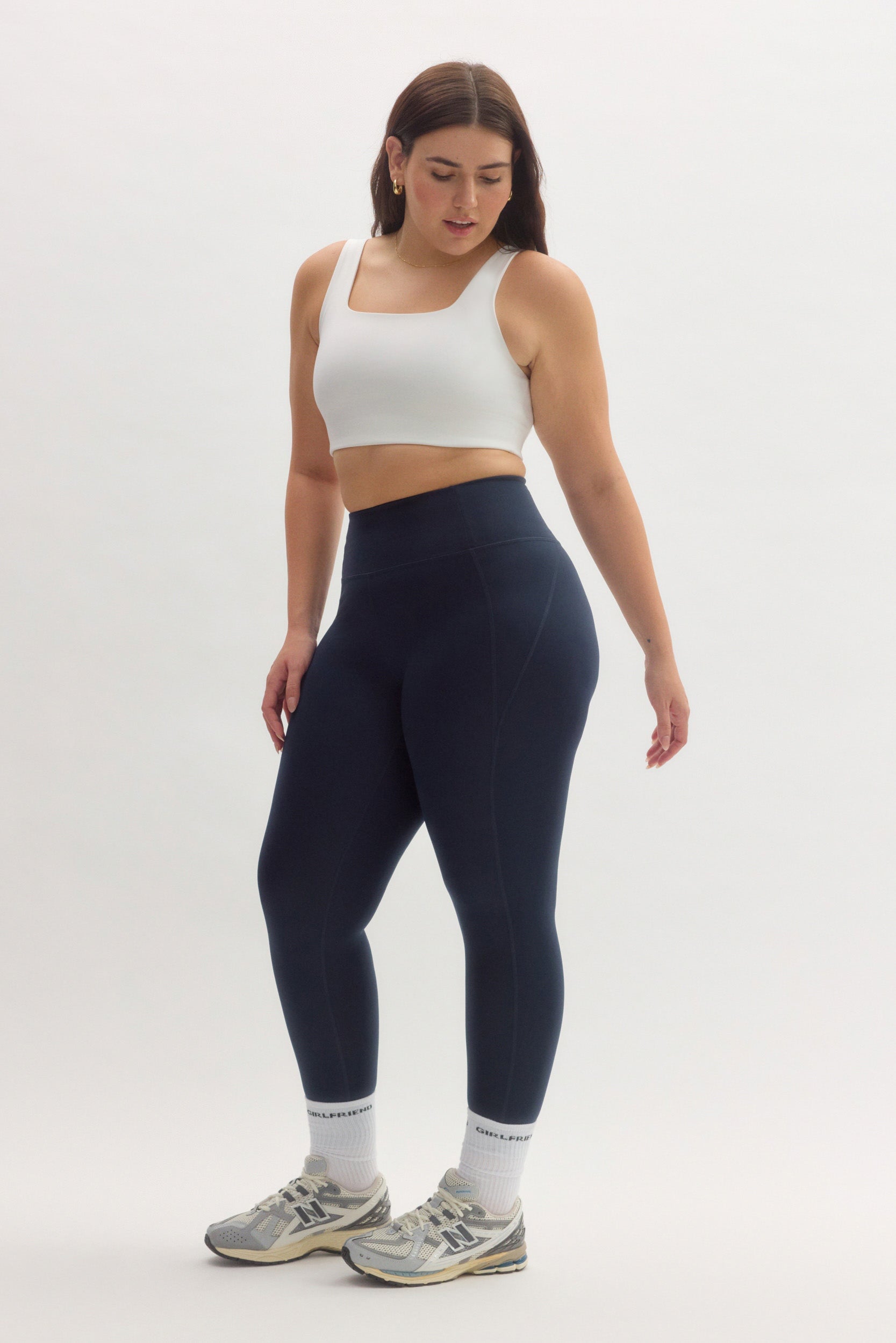 White Tommy Cropped Bra