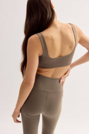 Stone Tommy Cropped Bra