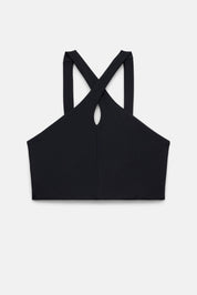 Black Becca X Neck Bra