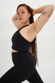 Black Becca X Neck Bra
