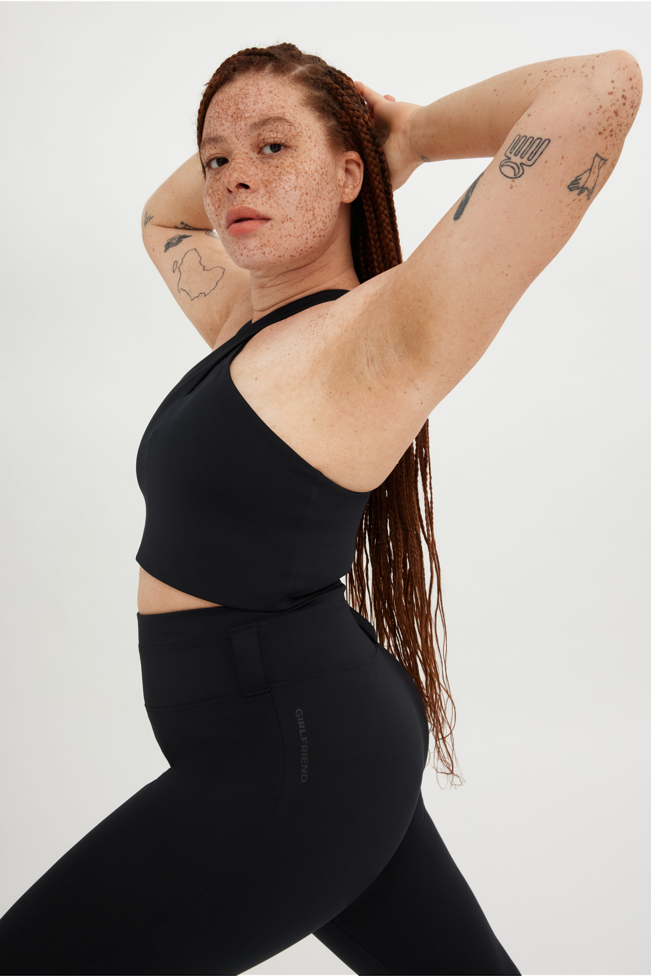 Black Becca X Neck Bra