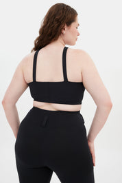 Black Becca X Neck Bra