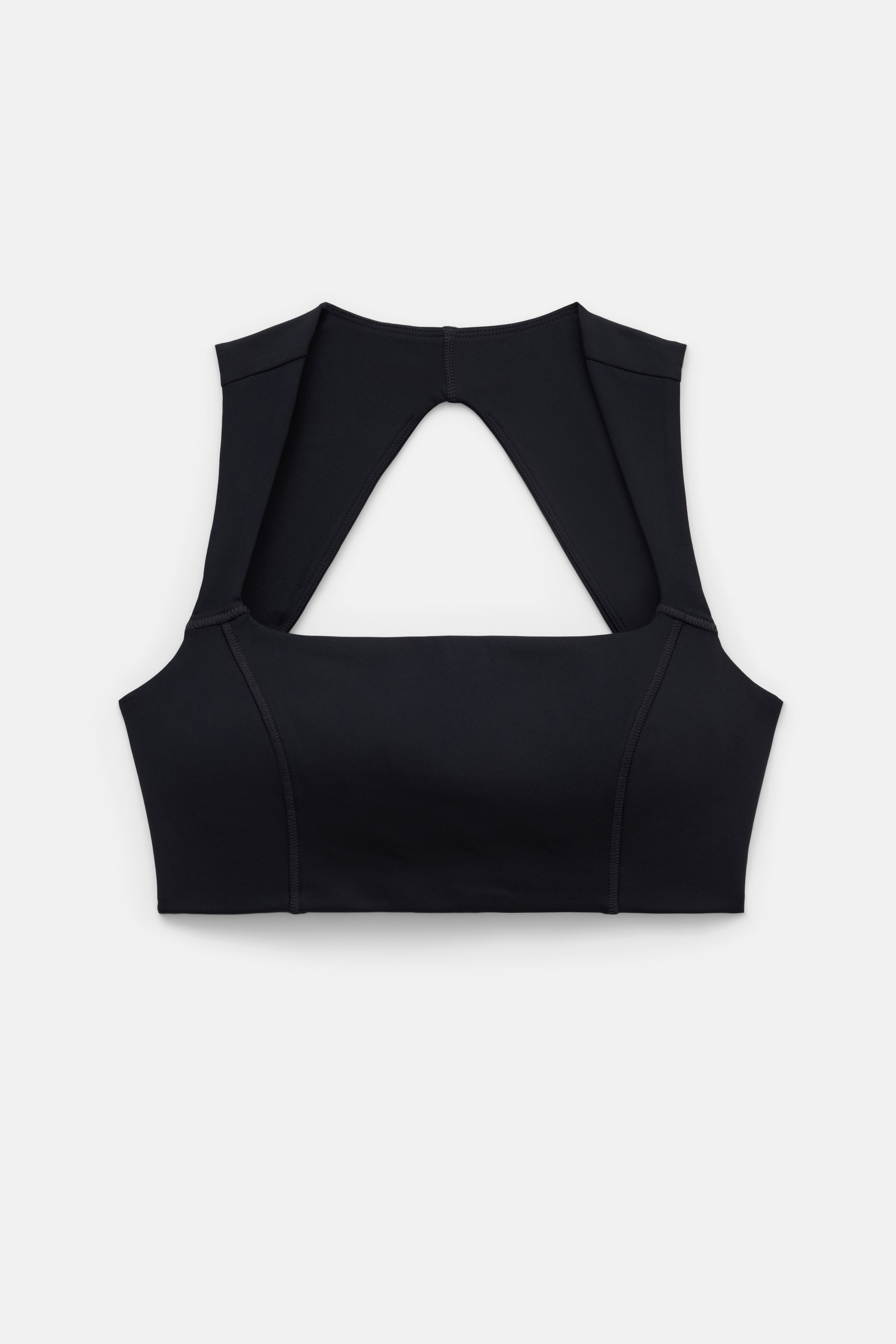 Black Natalie Seamed Bra