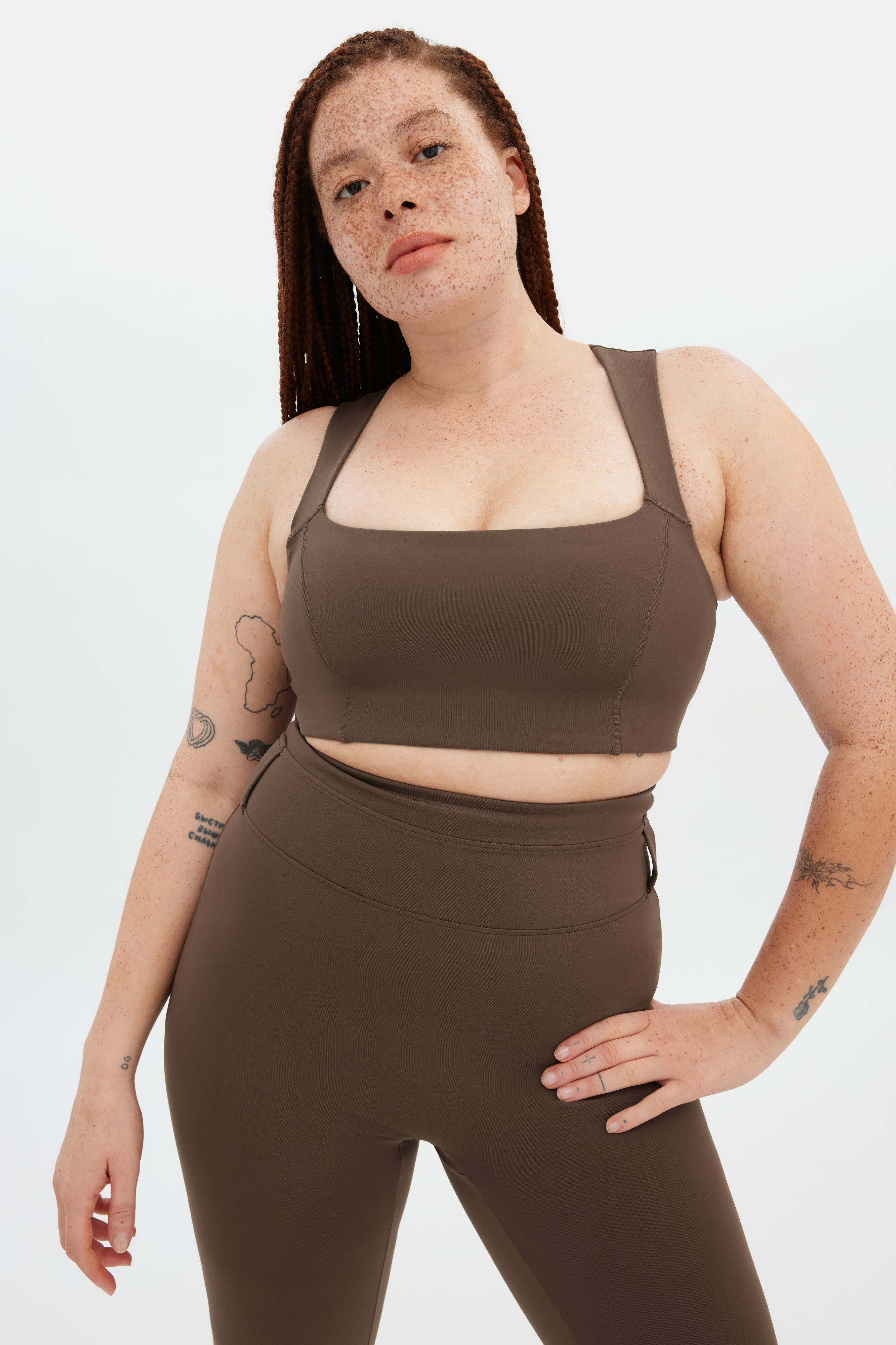 Café Natalie Seamed Bra — Girlfriend Collective