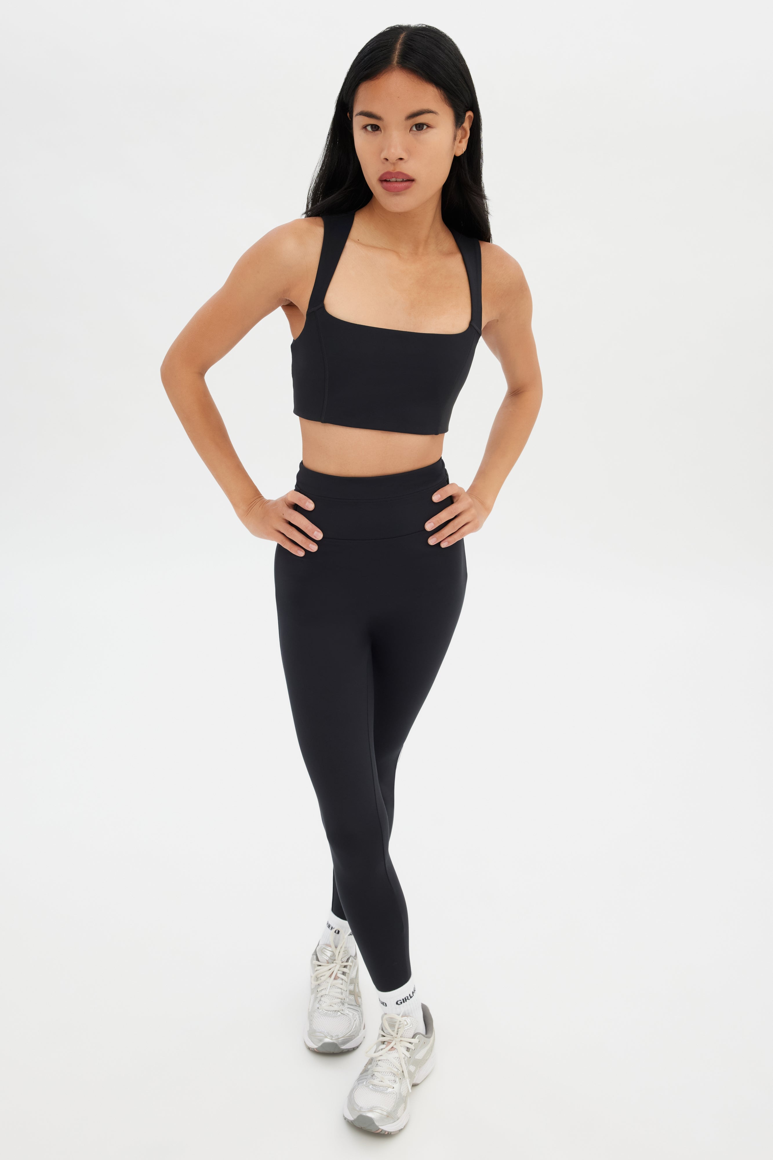 Black Natalie Seamed Bra