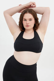 Black Connie Curved Bra