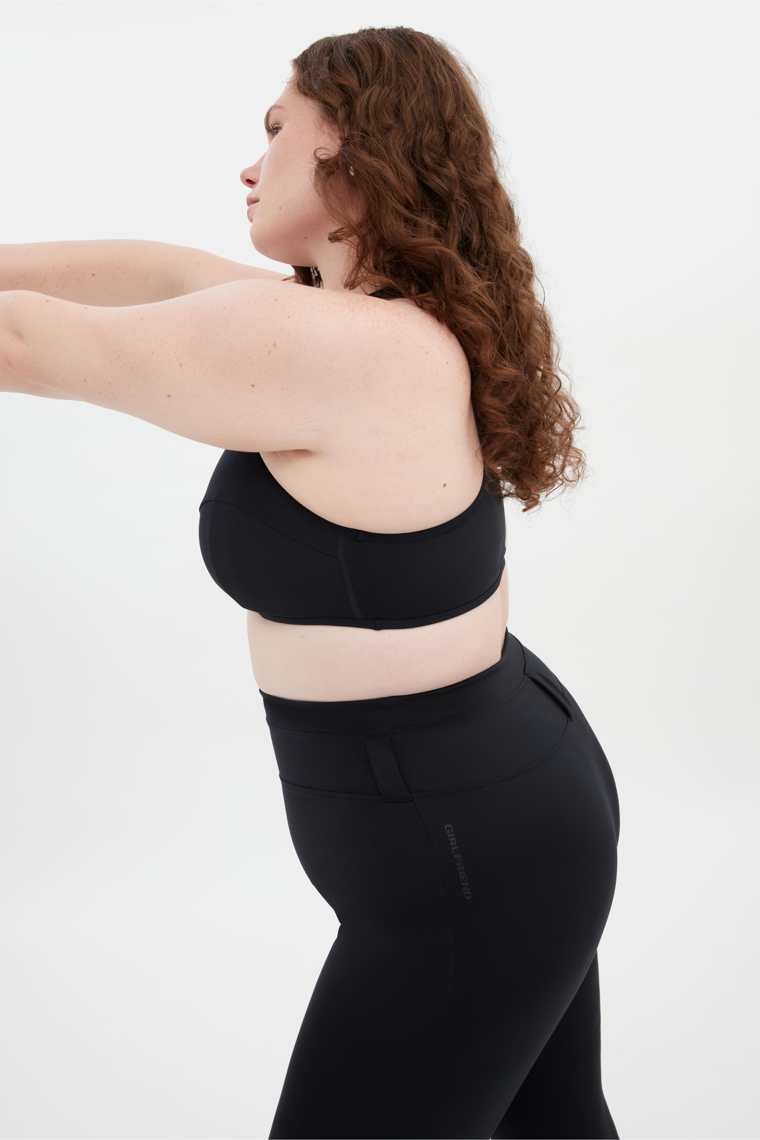 Black Connie Curved Bra