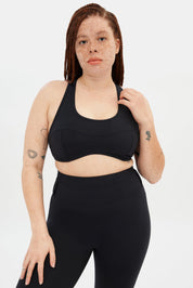 Black Connie Curved Bra