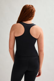 Black Maddie V-Neck Tank