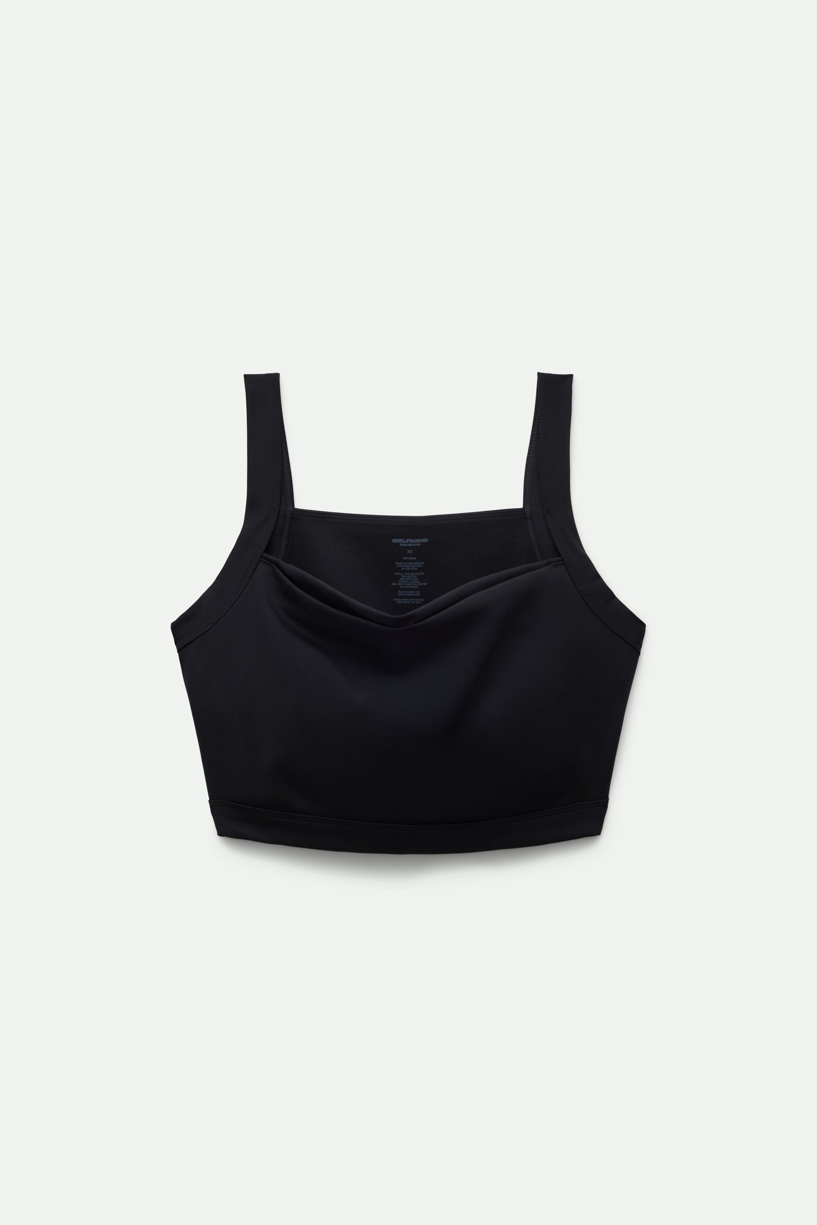 Black Julia Cowl Neck Bra