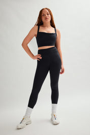 Black Julia Cowl Neck Bra