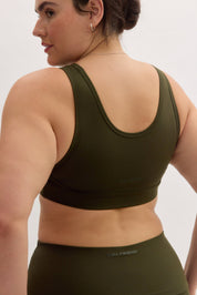 Eucalyptus Holly Foldover Bra