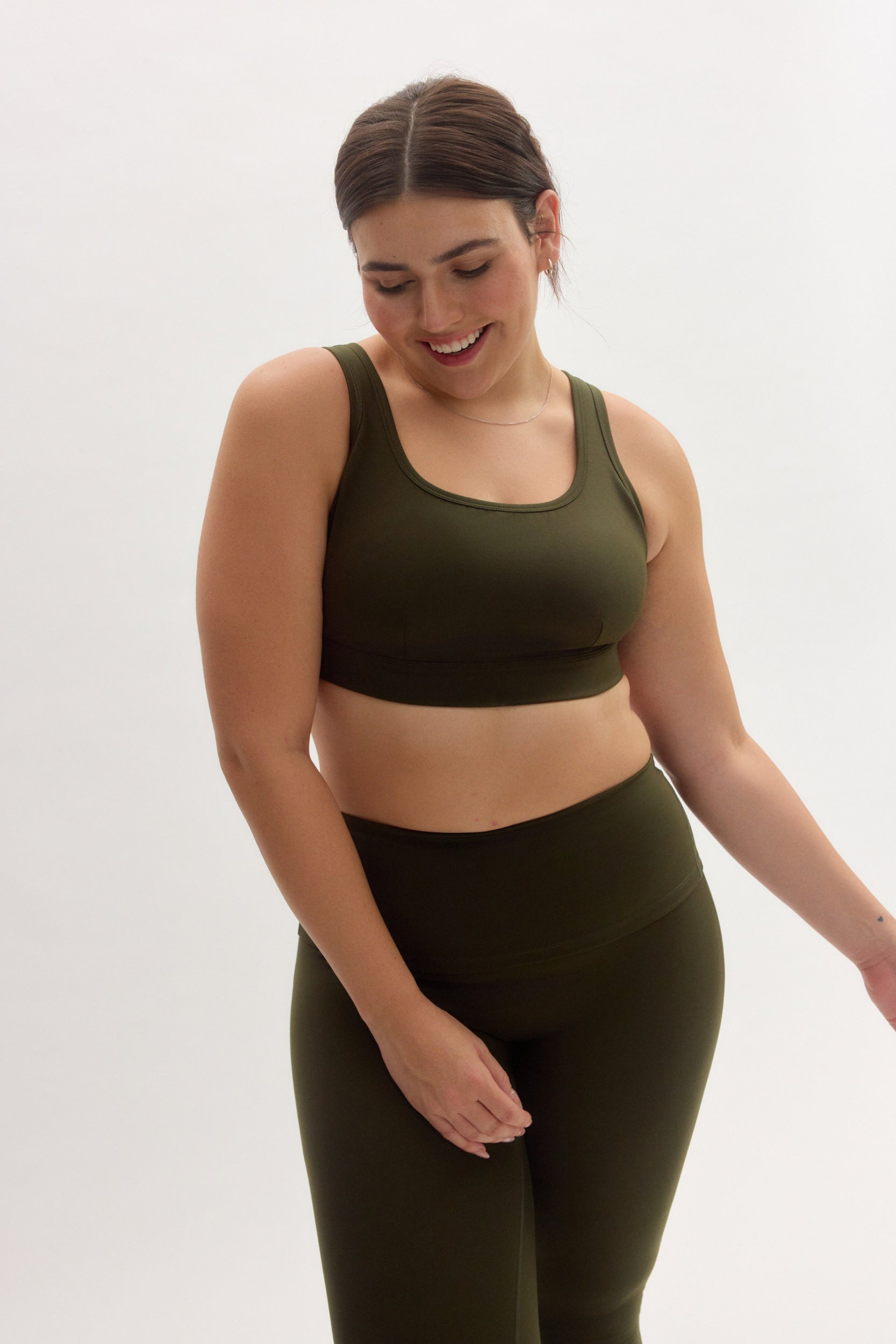 Eucalyptus Holly Foldover Bra