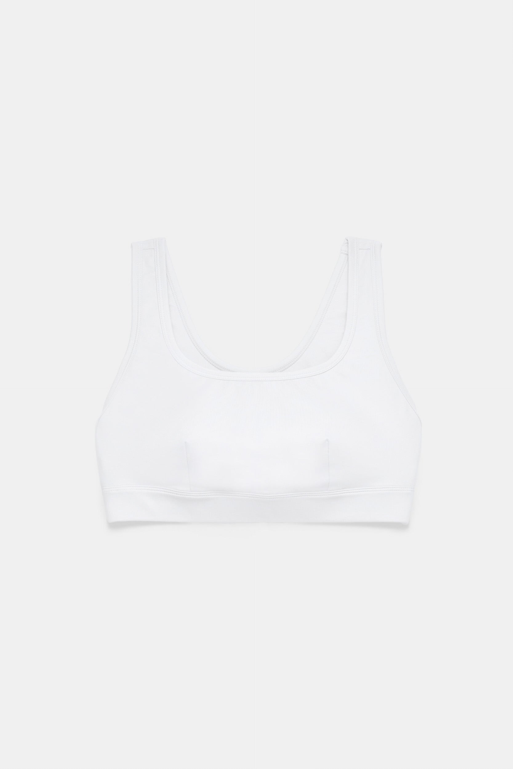 White Holly Foldover Bra