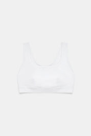 White Holly Foldover Bra