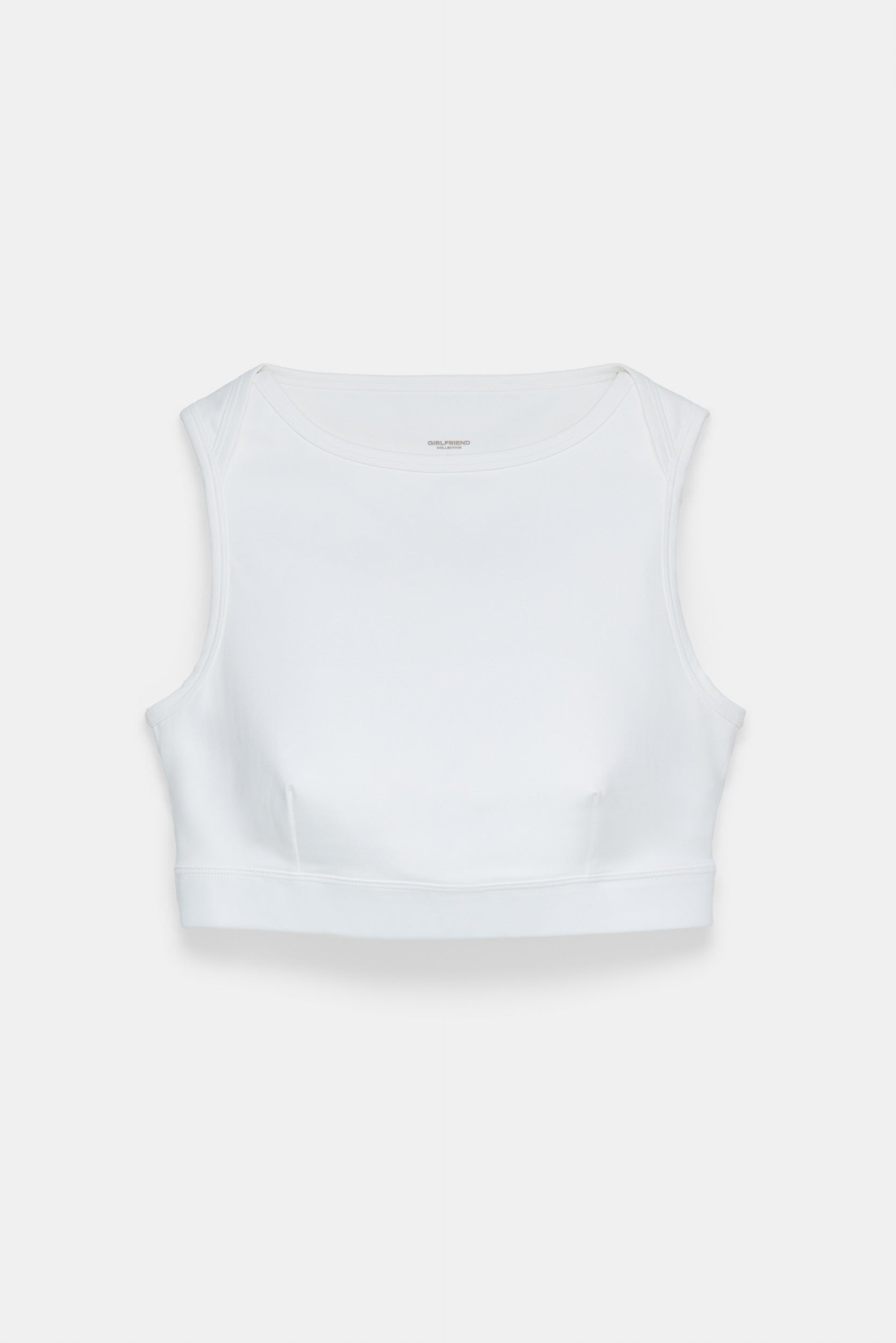 White Teresa Boat Neck Bra