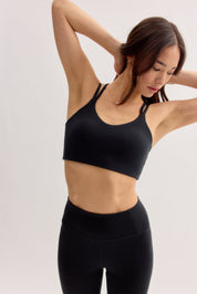 Black Nichelle Strappy Bra