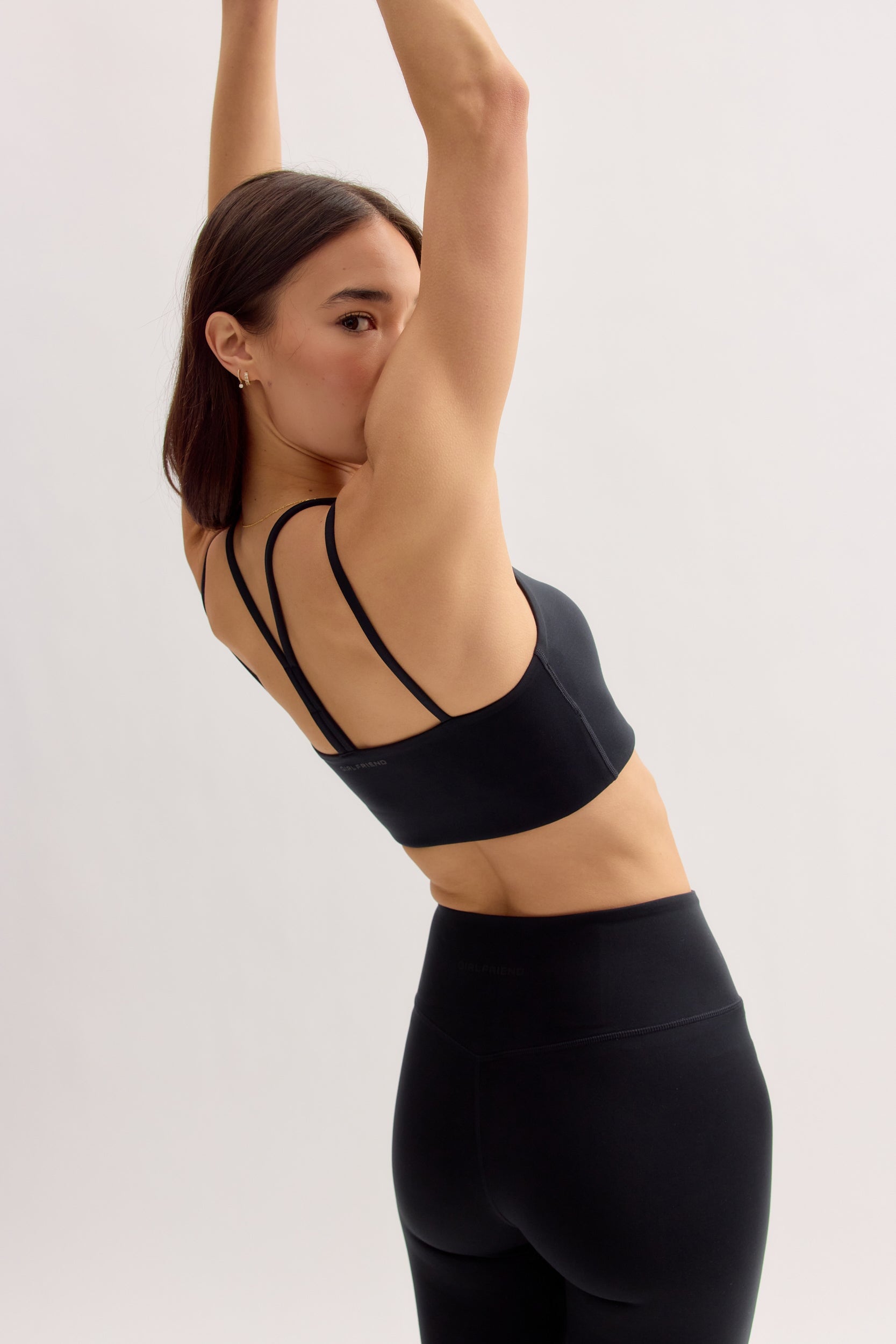 Black Nichelle Strappy Bra