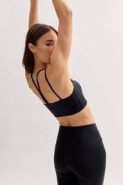 Black Nichelle Strappy Bra