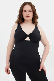 Black Meredith Bow Tank