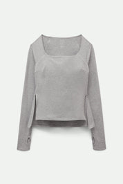 Coyote ReSet High-Low Long Sleeve Top