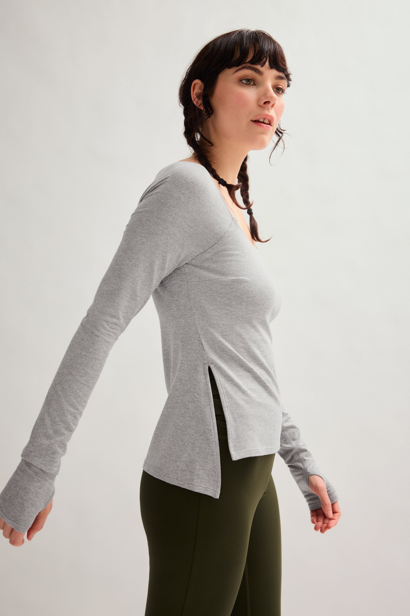 Coyote ReSet High-Low Long Sleeve Top