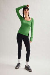 Rio ReSet High-Low Long Sleeve Top