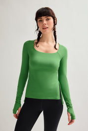 Rio ReSet High-Low Long Sleeve Top