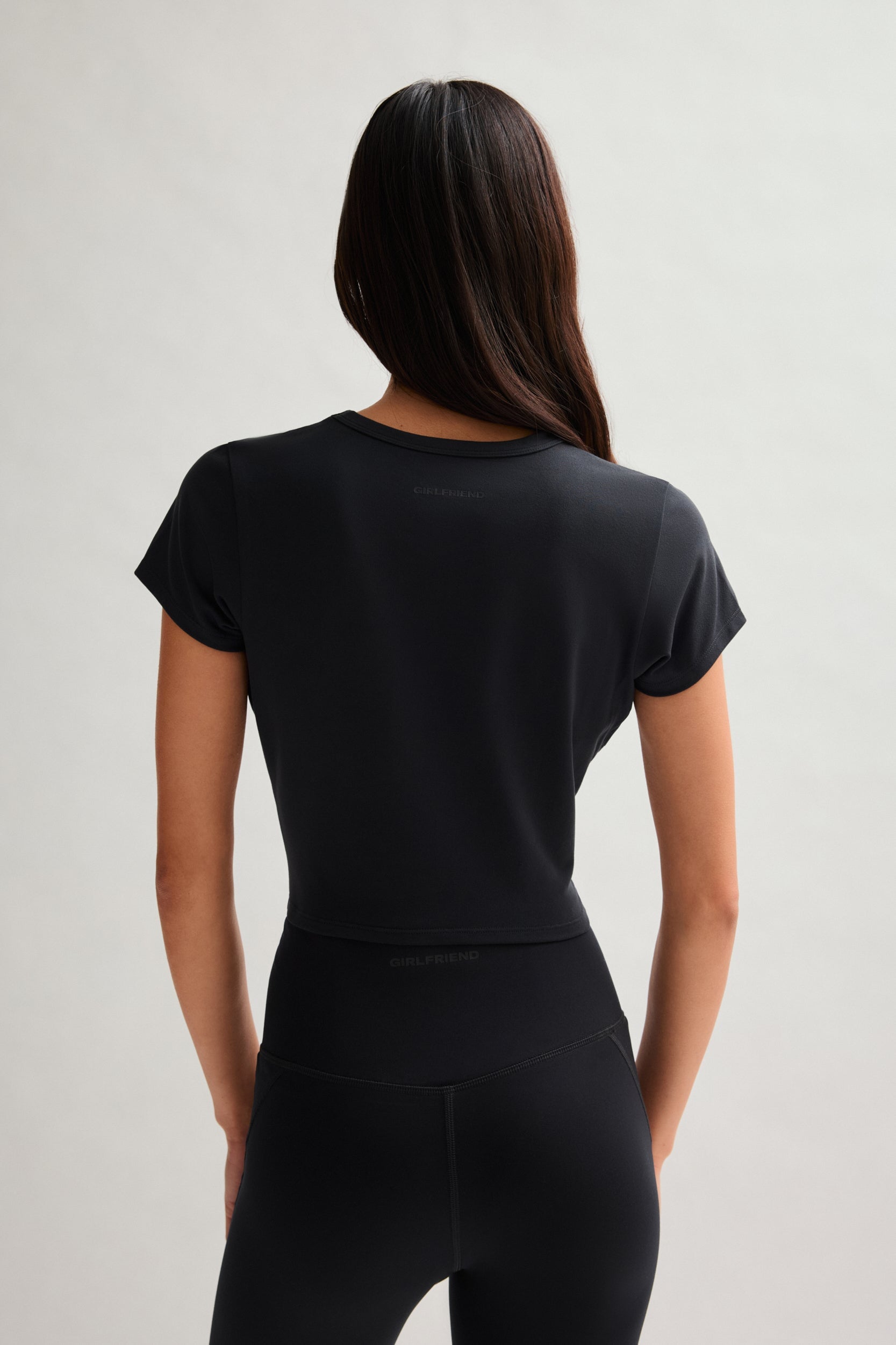 Black ReSet Baby Tee — Girlfriend Collective