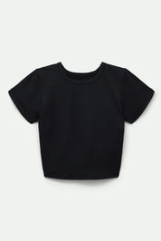 Black ReSet Baby Tee
