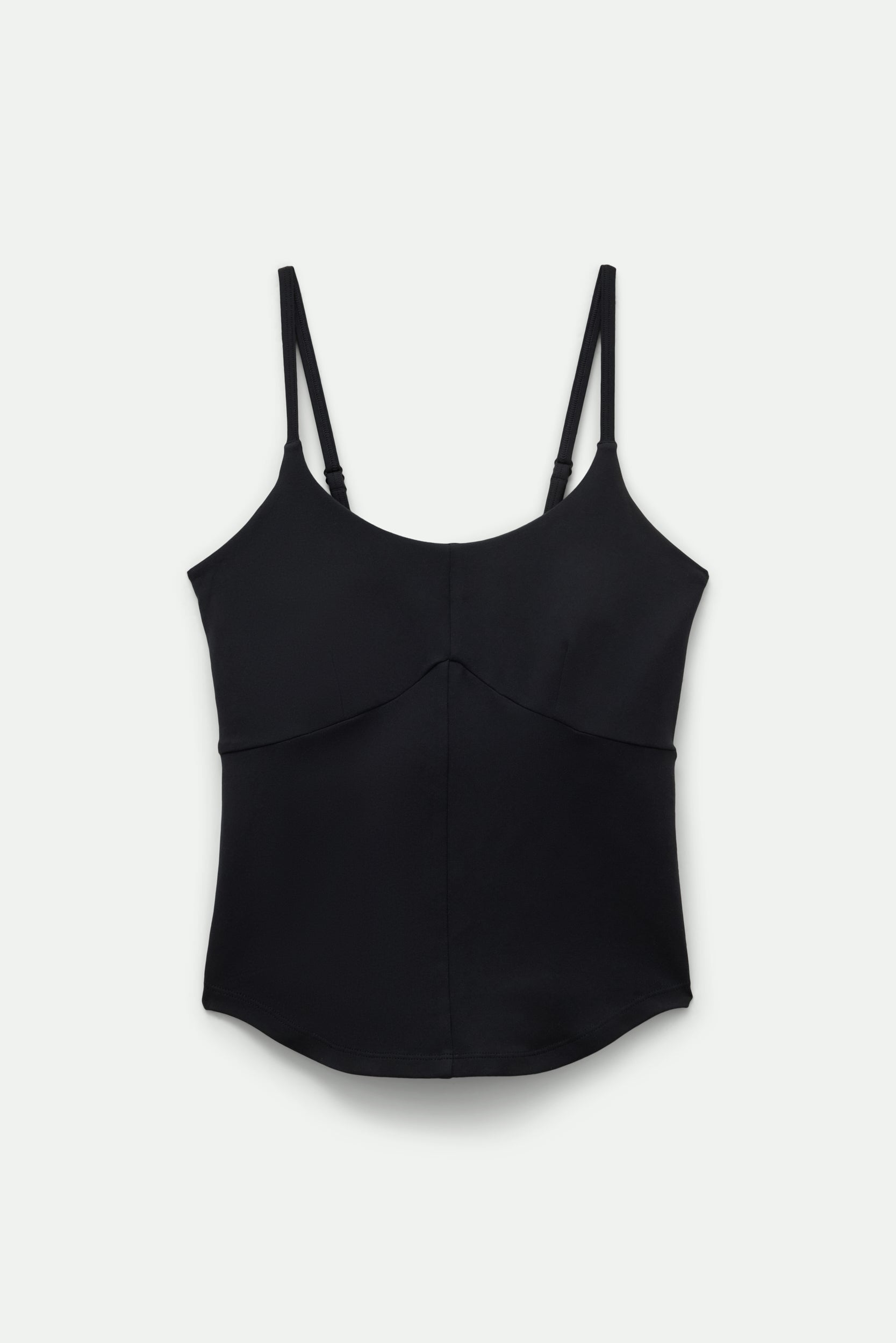 Black ReSet Curved Cami