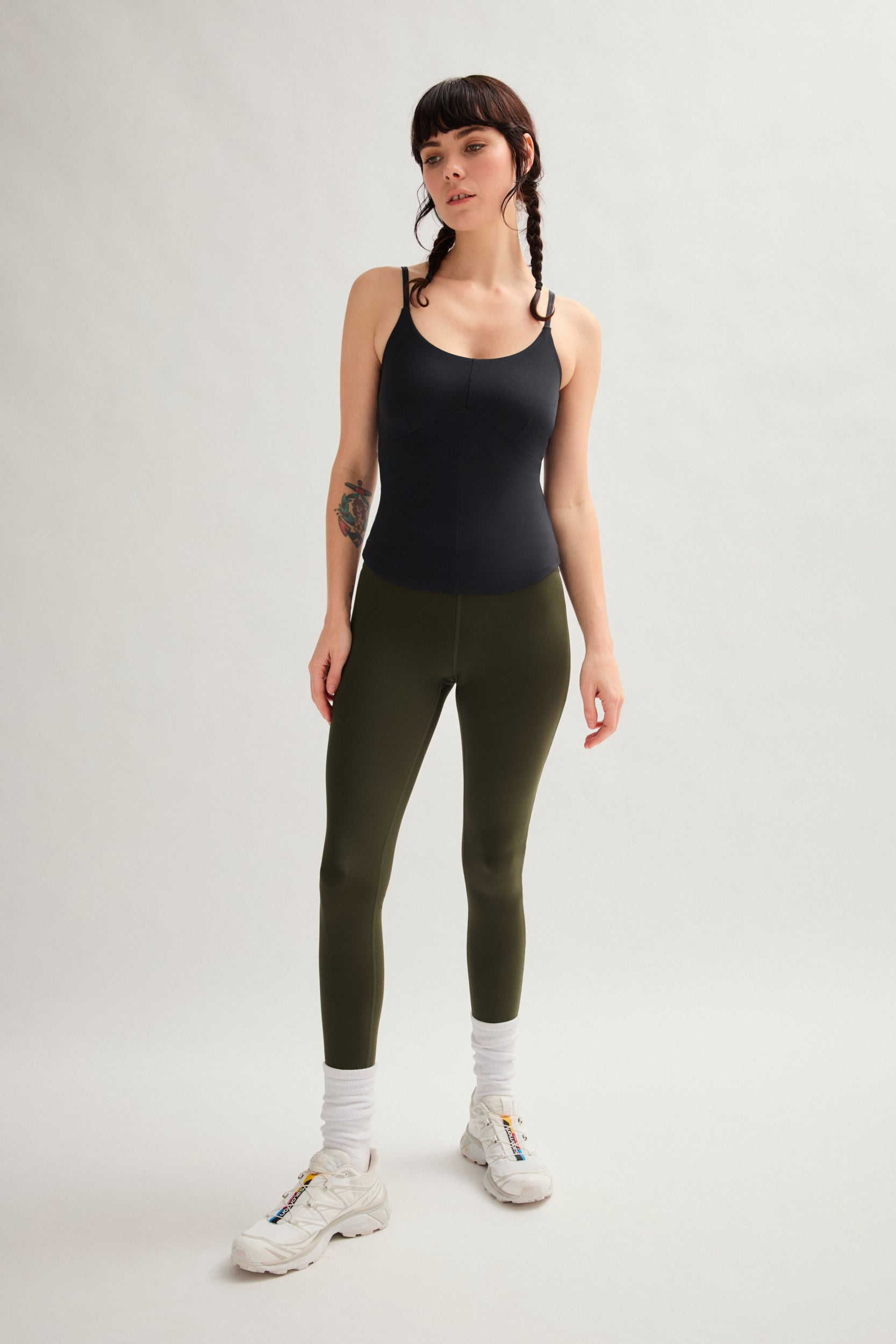 Black ReSet Curved Cami