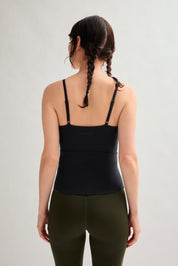 Black ReSet Curved Cami