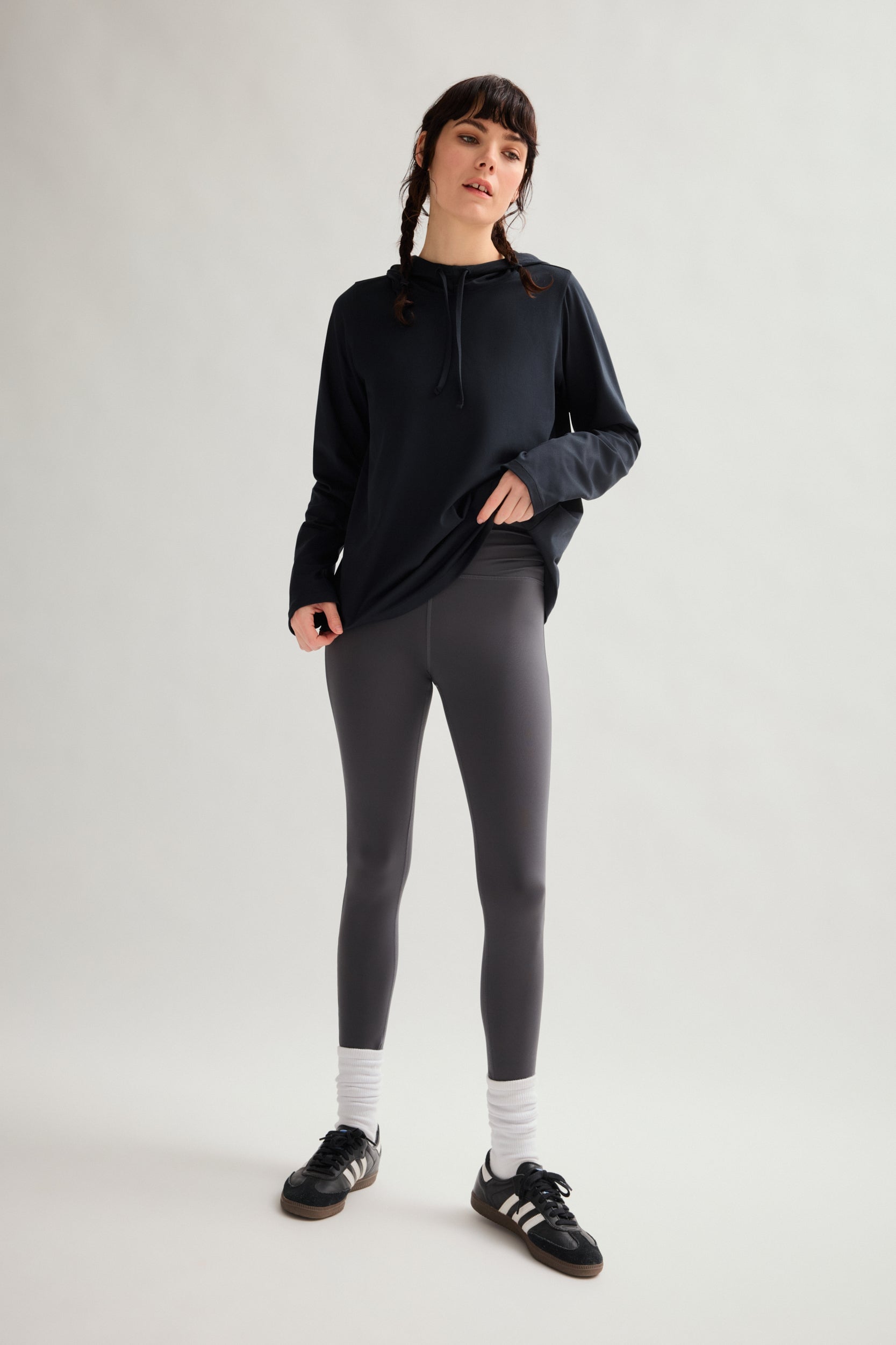 Black ReSet Oversized Hoodie