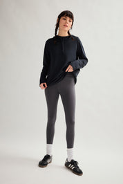 Black ReSet Oversized Hoodie