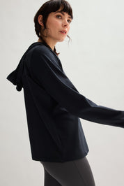 Black ReSet Oversized Hoodie