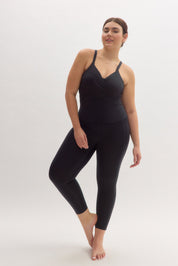 Black Tabitha Wrap Tank