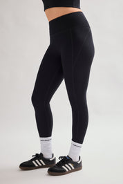Black Compressive High-Rise Legging