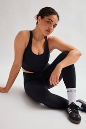 Black Compressive High-Rise Legging