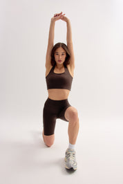 Umber High-Rise Bike Short