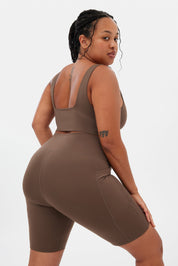 Café High-Rise Pocket Bike Short