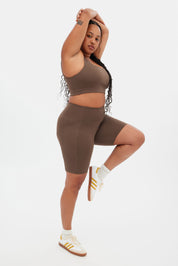 Café High-Rise Pocket Bike Short